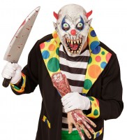Förhandsgranskning: Devil clown Micha barns latexmask