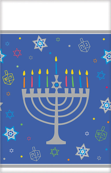 Hanukkah tablecloth 2.43 x 1.37m