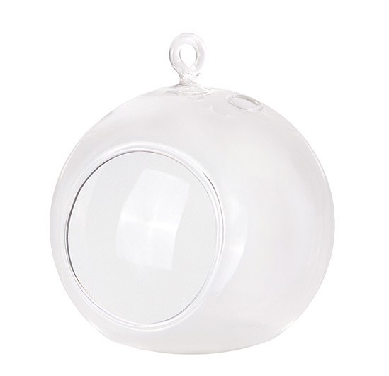 Boule de verre décoration suspendue 10cm