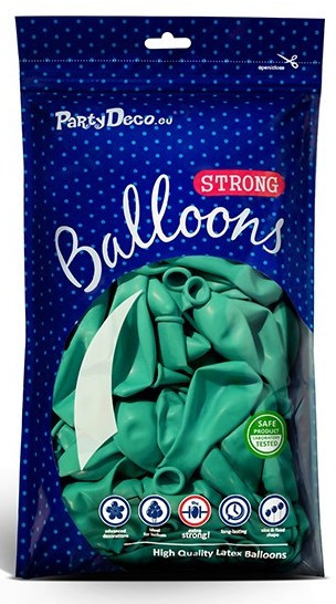 10 palloncini verde acqua 27cm