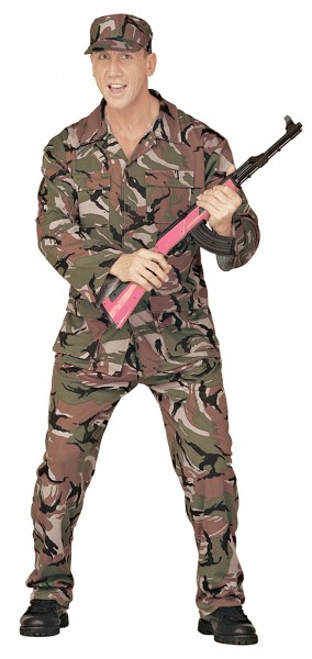 Disfraz de soldado GI para hombre 3