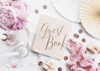 Preview: Guest book Precious Moments pink