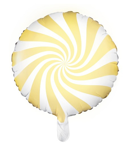 Candy Party folieballong gul 45cm