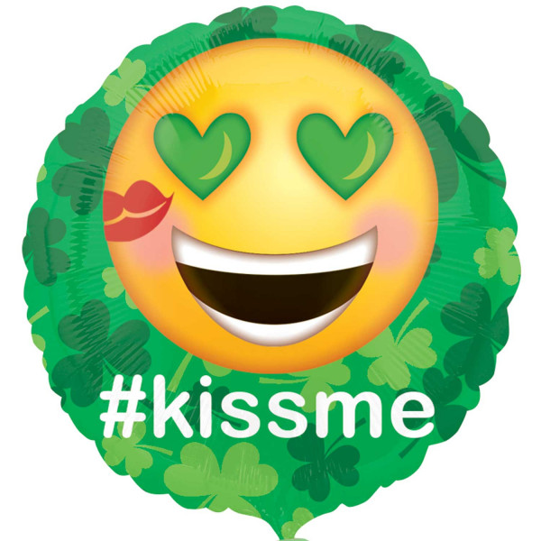 Kiss me St.Paddy foil balloon