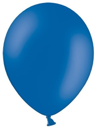 10 feeststerren ballonnen koningsblauw 30cm