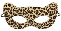 Vista previa: Máscara de leopardo marrón