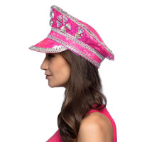 Anteprima: Cappello glamour rosa scintillante