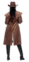 Aperçu: Manteau marron pour femme de style western