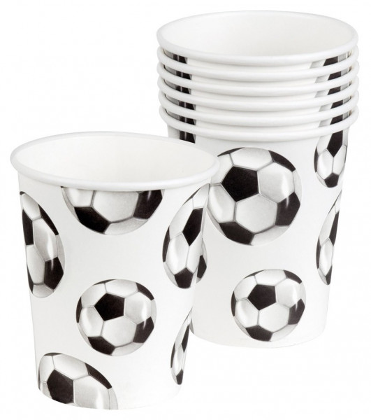 6 Football Party Paper Cups