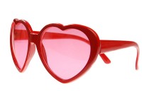 Party glasses heart red
