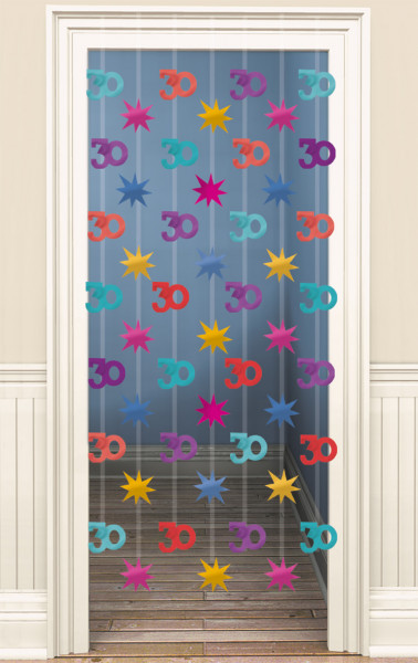 30th Celebration door curtain 200cm
