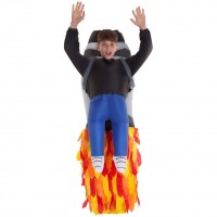 Preview: Inflatable rocket costume for children