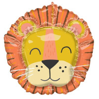 Palloncino foil Wild Life con leone 71 cm