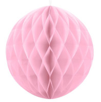 Honeycomb ball Lumina light pink 40cm