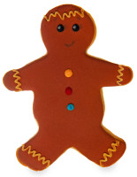 Voorvertoning: Bruine gingerbread man koekjes uitsteker 8,9cm