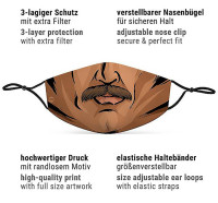 Anteprima: Maschera naso e bocca Comic Man per uomo
