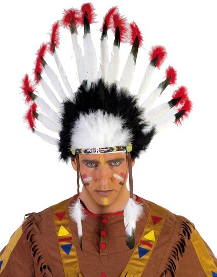Chief's feather headdress