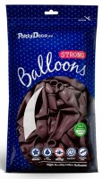 Vorschau: 50 Partystar metallic Ballons brombeere 30cm