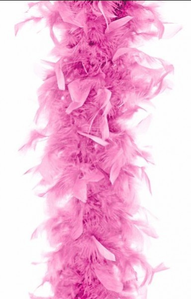 Boa de plumas Tiffy Pink 180cm