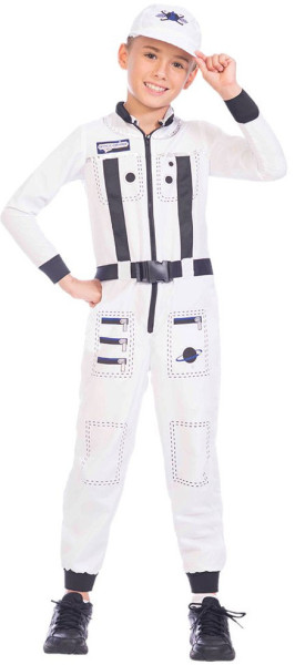 White astronaut overall for children