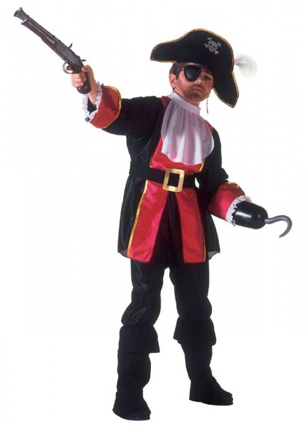 Sandro Krümel Schwarz-Rotes Piratenkostüm Für Kinder