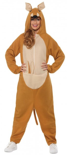 Fluffy kangaroo costume unisex