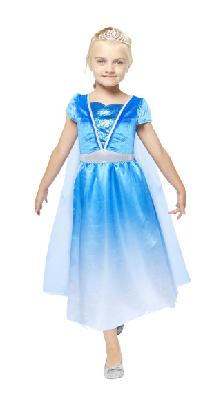 Kostium bajkowej księżniczki lodu dla dziewczynki
