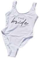 Bright Silver Bride swimsuit size M