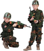 Kleiner Soldat Camouflage Kinderkostüm