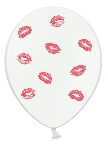 6 balonów Sweet Kiss 30cm