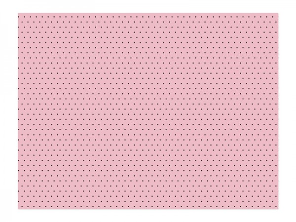 6 manteles individuales en mezcla de lunares rosas 40x30cm 3