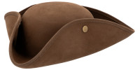 Preview: Brown pirate pirate hat