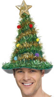 Oversigt: Juletræ glitter fest hat