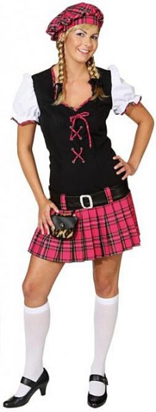 Scottish girl costume for women