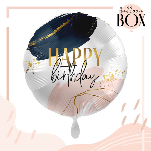 Heliumballon in der Box Modern Birthday Vibes 2