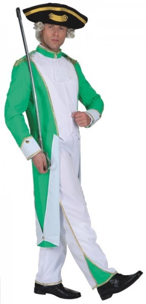Costume vert pour homme de la Garde nationale