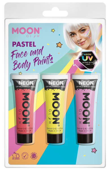 Moon Neon UV Make-up Pastell