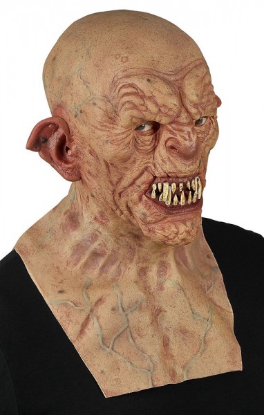 Horror zombie na całą głowę lateksowa maska deluxe 4