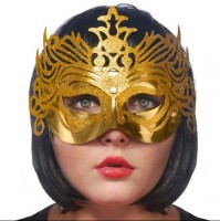 Vorschau: Goldene Maske mit Ornamenten