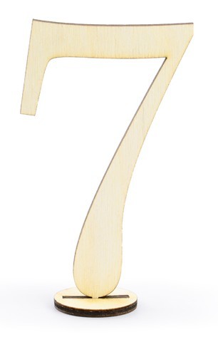 Números de mesa árbol del amor 10.5cm 8