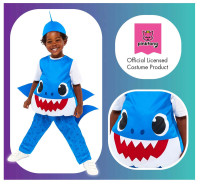 Oversigt: Daddy Shark børnekostume