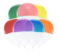 Preview: 7 two-colored balloons Carnevale 30cm