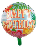 Preview: Colorful Hawaii foil balloon 45cm