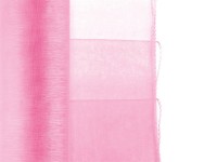 Vorschau: Gesäumter Organza Juna rosa 9m x 38cm