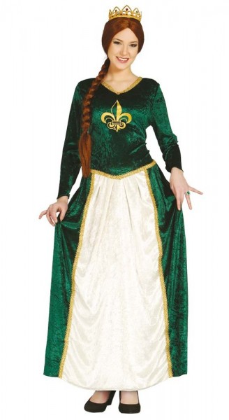 Disfraz de princesa medieval Adelina para mujer
