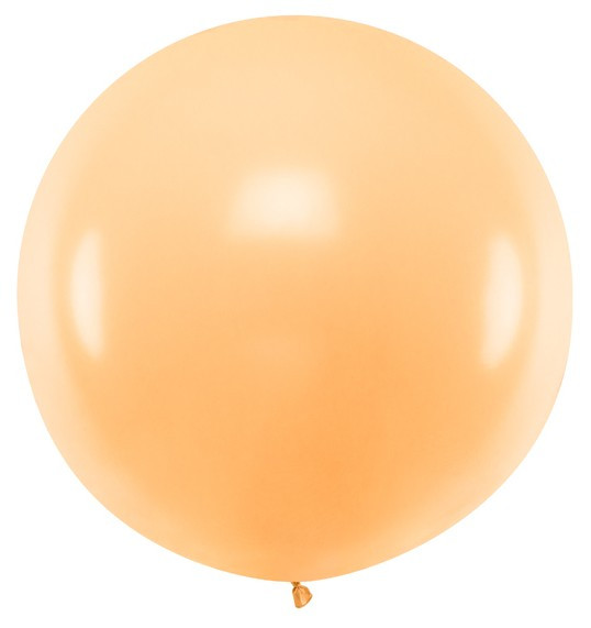 Balon lateksowy XL morela 1m
