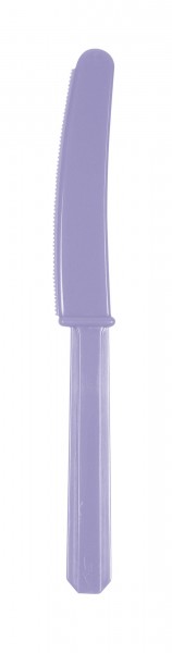 20 plastikowych noży Mila fioletowy
