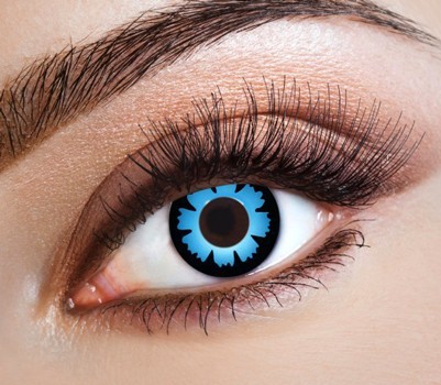 Cyanblaue Jahres Kontaktlinsen 3