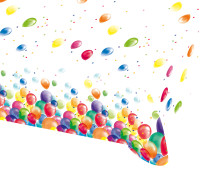 Tovaglia con palloncini colorati 1,8 x 1,2m