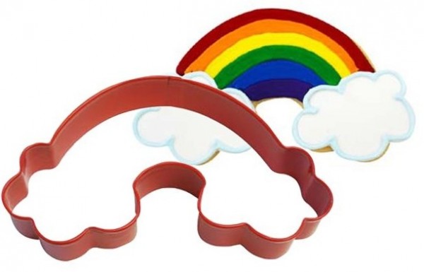 Cortador de galletas arcoíris